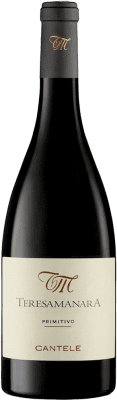 27,95 € Бесплатная доставка | Красное вино Cantele Teresa Manara I.G.T. Salento Италия Primitivo — Примитиво 75 cl