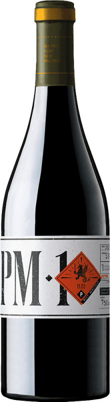 17,95 € 送料無料 | 赤ワイン Family Owned PM1 I.G.P. Vi de la Terra de Mallorca スペイン Syrah — シラー Eco — エコ ビオ オーガニック 75 cl