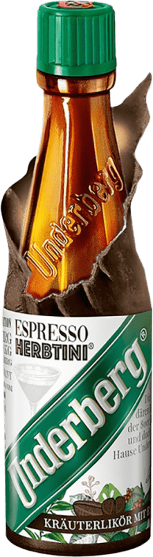 19,95 € Free Shipping | 12 units box Liqueurs Underberg Herbtini Germany Small Bottle 20 cl Caffè Espresso — Espresso Coffee