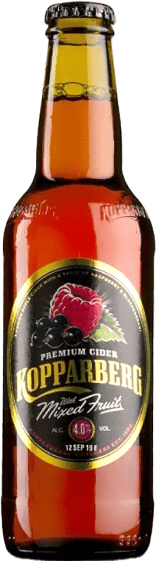 64,95 € 免费送货 | 盒装24个 苹果酒 Kopparberg 瑞典 三分之一升瓶 33 cl Fruit Mix — 水果混合
