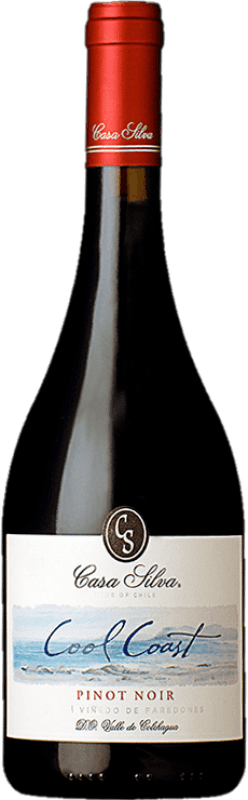 22,95 € Kostenloser Versand | Rotwein Casa Silva Cool Coast I.G. Valle de Colchagua Colchagua-Tal Chile Pinot Noir — Spätburgunder 75 cl