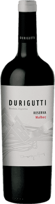 25,95 € 免费送货 | 红葡萄酒 Durigutti 珍藏 I.G. Mendoza 门多萨 阿根廷 Malbec — 马尔贝克 75 cl