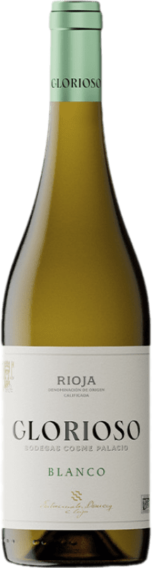 7,95 € Envio grátis | Vinho Branco Cosme Palacio Glorioso D.O.Ca. Rioja La Rioja Espanha Viura 75 cl