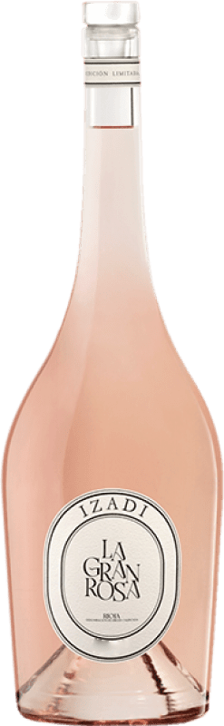 36,95 € 免费送货 | 桃红葡萄酒 Izadi La Gran Rosa D.O.Ca. Rioja 拉里奥哈 西班牙 Garnacha — 歌海娜 大瓶 — Magnum 1,5 L