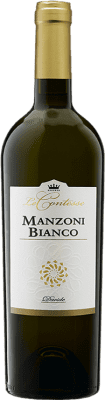 14,95 € Envío gratis | Vino Blanco Le Contesse I.G.T. Marca Trevigiana Venecia Italia Manzoni 75 cl
