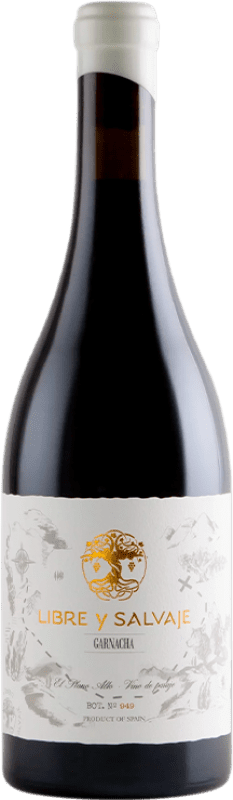 15,95 € 免费送货 | 红葡萄酒 Libre y Salvaje D.O. Cariñena 阿拉贡 西班牙 Garnacha — 歌海娜 75 cl