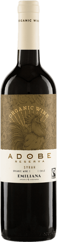 13,95 € Spedizione Gratuita | Vino Rosso Emiliana Adobe I.G. Valle Central Central Valley Chile Syrah 75 cl