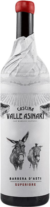 19,95 € 送料無料 | 赤ワイン Valle Asinari 上級 D.O.C. Barbera d'Asti イタリア Barbera — バルベーラ 75 cl