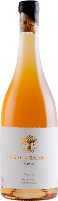 26,95 € Envío gratis | Vino Naranja Libre y Salvaje Narancha D.O. Cariñena Aragón España Garnacha, Moscatel 75 cl