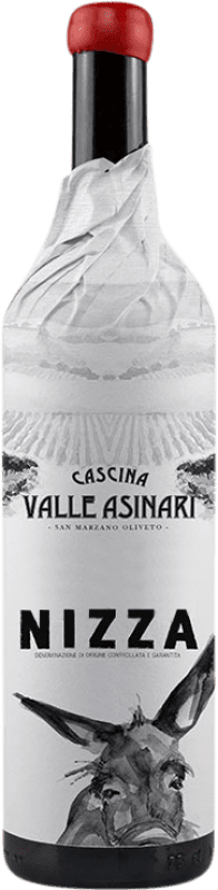 24,95 € Envío gratis | Vino Tinto Valle Asinari D.O.C.G. Nizza Piemonte Italia Barbera 75 cl