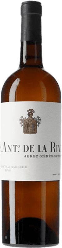 34,95 € Kostenloser Versand | Likörwein De la Riva Macharnudo Fino D.O. Jerez-Xérès-Sherry Andalusien Spanien Palomino Fino 75 cl