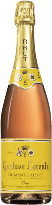 31,95 € 免费送货 | 桃红起泡酒 Gustave Lorentz Brut — 起泡酒 干型 Rosé — 桃红葡萄酒 A.O.C. Crémant d'Alsace 阿尔萨斯 法国 Pinot Noir — 黑皮诺 75 cl