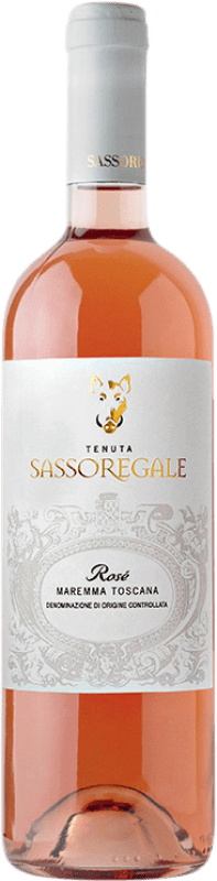 11,95 € 送料無料 | ロゼワイン Sassoregale Rosé — ロゼ D.O.C. Maremma Toscana トスカーナ イタリア Sangiovese — サンジョヴェーゼ 75 cl