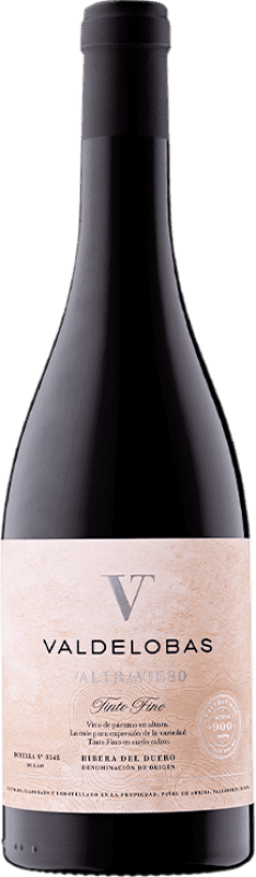 36,95 € Spedizione Gratuita | Vino Rosso Valtravieso Valdelobas D.O. Ribera del Duero Castilla y León Spagna Tempranillo 75 cl