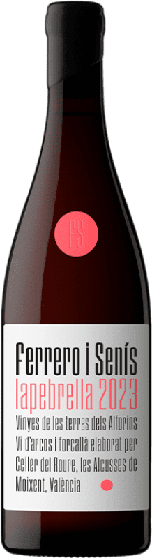 45,95 € Envio grátis | Vinho Tinto Celler del Roure La Pebrella D.O. Valencia Comunidade Valenciana Espanha Forcayat del Arco 75 cl