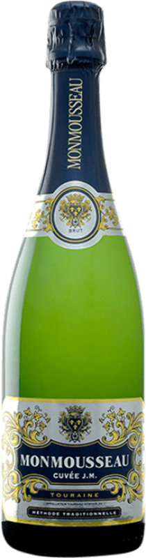 13,95 € Envio grátis | Espumante Branco Monmousseau J.M Brut — Bruto Cuvée A.O.C. Touraine Loire França Chardonnay, Chenin 75 cl
