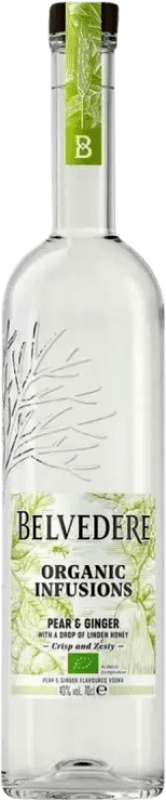 67,95 € Free Shipping | Vodka Belvedere Poland 70 cl Ginger, Honey, Pera — Pear