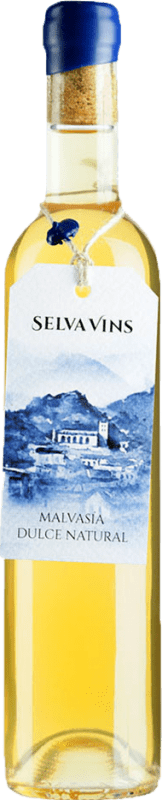 24,95 € 免费送货 | 甜葡萄酒 Selva Natural — 天然 西班牙 Malvasia — 玛尔瓦西亚 三分之一升瓶 35 cl