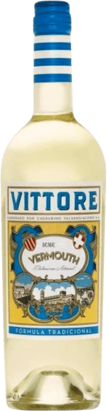 7,95 € Бесплатная доставка | Вермут Cherubino Valsangiacomo Vittore Blanco — Белый Испания 75 cl