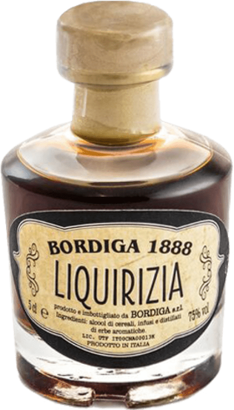 43,95 € Envoi gratuit | Liqueurs Bordiga Tintura Italie Mini-Bouteille 5 cl Liquirizia — Réglisse