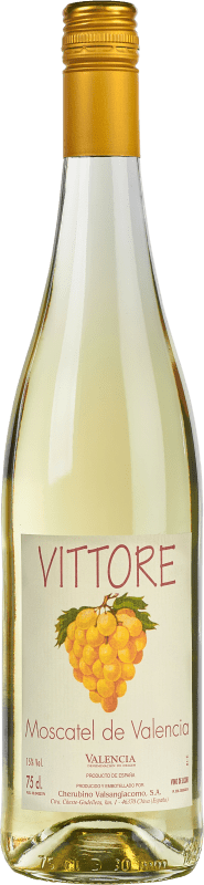 6,95 € Envío gratis | Vino Dulce Cherubino Valsangiacomo Vittore España Moscatel 75 cl