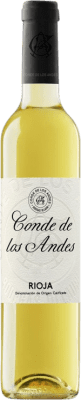 32,95 € 免费送货 | 白葡萄酒 Ollauri Conde de Los Andes Medium Sweet — 半甜型 西班牙 中瓶装 50 cl