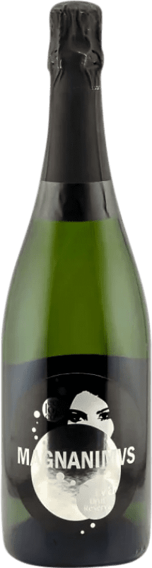 14,95 € Envio grátis | Espumante Branco Magnanimus Brut — Bruto Reserva D.O. Cava Catalunha Espanha Eco — Biológico 75 cl