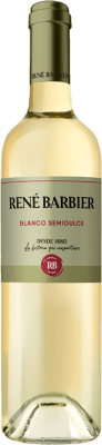 75,95 € Envío gratis | Caja de 24 unidades Vino Blanco René Barbier Medium Sweet — Semidulce D.O. Penedès Cataluña España Botellín 25 cl