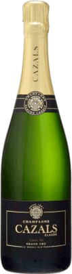 51,95 € Kostenloser Versand | Weißer Sekt Claude Cazals Carte Or Grand Cru Grosse Lage, Blanc de Blancs A.O.C. Champagne Champagner Frankreich Chardonnay 75 cl