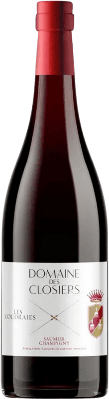 45,95 € Envio grátis | Vinho Tinto Domaine des Closiers Les Coudraies A.O.C. Saumur-Champigny Loire França Cabernet Franc 75 cl