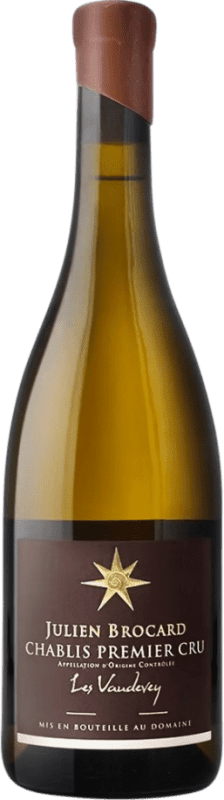 47,95 € Spedizione Gratuita | Vino Bianco Julien Brocard 7 Lieux Les Vau de Vey 1er Premier Cru A.O.C. Chablis Borgogna Francia Chardonnay 75 cl