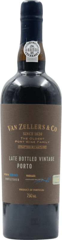 27,95 € Spedizione Gratuita | Vino Dolce Van Zellers LBV Late Bottled Vintage I.G. Porto Douro Portogallo Sousón — Sousão, Touriga Franca, Touriga Nacional, Tinta Roriz, Tinta Amarela, Rufete, Tinta Barroca, Tinta Francisca 75 cl