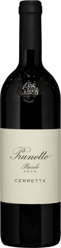 264,95 € Spedizione Gratuita | Vino Rosso Prunotto Cerretta Trocken — Secco D.O.C.G. Barolo Piemonte Italia Nebbiolo 75 cl
