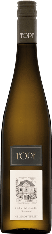24,95 € 送料無料 | 白ワイン Johann Topf Gelb — 黄 オーストリア Moscato — モスカート 75 cl Fruity — フルーティー