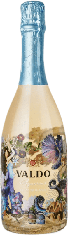 18,95 € Envio grátis | Espumante Branco Valdo Aquarius Extra Dry — Extra Seco Blanc de Blancs D.O.C.G. Prosecco di Conegliano-Valdobbiadene Treviso Itália Garganega, Glera 75 cl