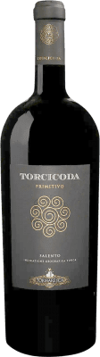 136,95 € 免费送货 | 红葡萄酒 Tormaresca Torcicoda Trocken — 干型 I.G.T. Salento 普利亚大区 意大利 Primitivo — 普里米蒂沃 双大瓶 — Jeroboam-Double Magnum 3 L