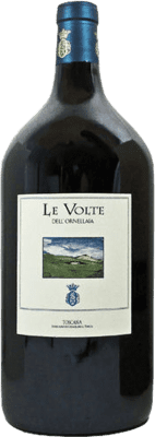 137,95 € 送料無料 | 赤ワイン Ornellaia Le Volte Trocken — 辛口 I.G.T. Toscana トスカーナ イタリア Merlot — メルロー, Cabernet Sauvignon — カベルネ・ソーヴィニヨン, Sangiovese — サンジョヴェーゼ ジェロボアム・ダブルマグナムボトル 3 L