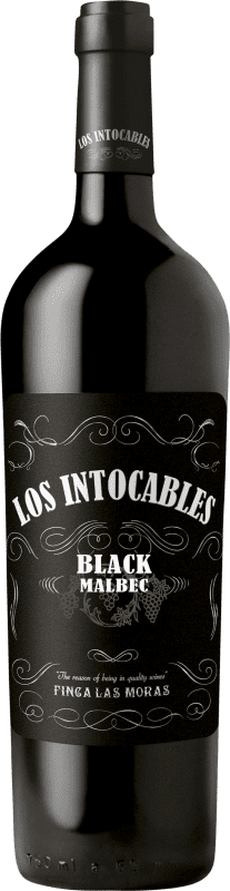 19,95 € 送料無料 | 赤ワイン Finca Las Moras Los Intocables Trocken — 辛口 Black — ブラックエディション I.G. Mendoza メンドーサ アルゼンチン Malbec — マルベック 75 cl