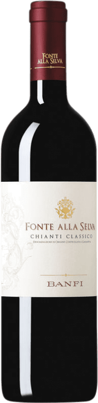 12,95 € Envío gratis | Vino Tinto Castello Banfi Fonte alla Selva Trocken — Seco Classico — Clásico D.O.C.G. Chianti Italia Sangiovese 75 cl