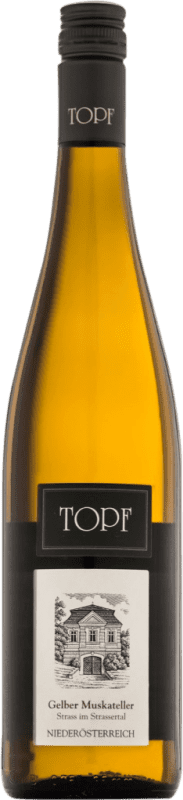22,95 € 送料無料 | 白ワイン Johann Topf Trocken — 辛口 Gelb — 黄 カムタル オーストリア Moscato — モスカート 75 cl