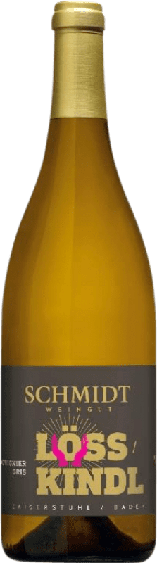 17,95 € Envío gratis | Vino Blanco Weingut Schmidt Lösskindl Trocken — Seco I.G. Baden Baden Alemania Sauvignon Gris 75 cl