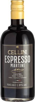 24,95 € Kostenloser Versand | Liköre Cellini Venetien Italien 70 cl Caffè Espresso — Espressokaffee, Dry Martini — Trockener Martini