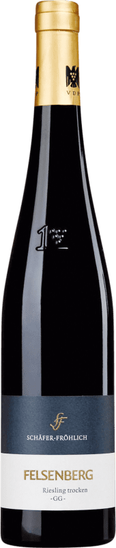 234,95 € Spedizione Gratuita | Vino Bianco Schäfer-Fröhlich Schlossböckelheim Felsenberg Trocken — Secco VDP Grosses Gewächs GG — Grand Cru Q.b.A. Nahe Nahe Germania Riesling Bottiglia Magnum 1,5 L