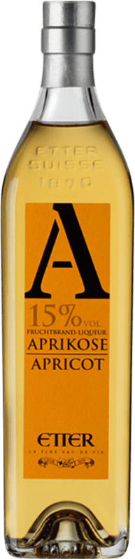 21,95 € Spedizione Gratuita | Liquori Etter Söehne Svizzera Bottiglietta Terzo 35 cl Fruity — Fruttato, Aprikose — Albicocca