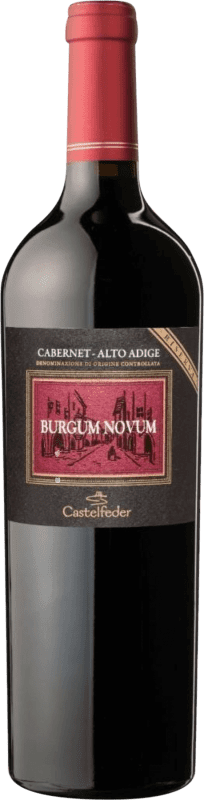 37,95 € Envío gratis | Vino Tinto Castelfeder Burgum Novum Trocken — Seco Reserva Tirol del Sur Italia Cabernet Sauvignon 75 cl