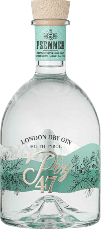 63,95 € 免费送货 | 金酒 Gin Psenner Piz 47 Tirol del Sur 意大利 70 cl