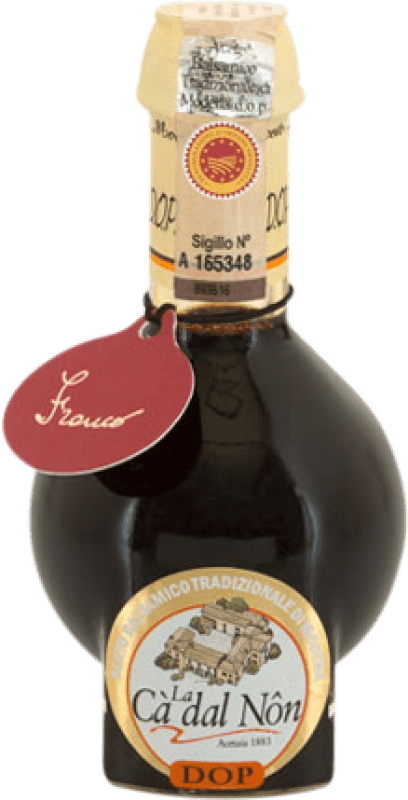 52,95 € Kostenloser Versand | Essig La Cà dal Non Traditionell, Balsamico — Balsamisch D.O.C. Modena Italien Miniaturflasche 10 cl