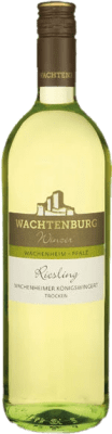 6,95 € Envio grátis | Vinho Branco Wachtenburg Winzer Wachenheimer Königswingert Trocken — Seco Q.b.A. Pfälz Pfälz Alemanha Riesling 1 L