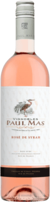 10,95 € Envoi gratuit | Vin Rosé Paul Mas Trocken — Sec Rosé I.G.P. Vin de Pays d'Oc Languedoc France Syrah 75 cl