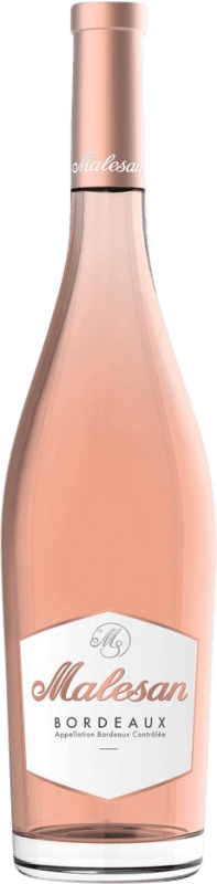 12,95 € 免费送货 | 桃红葡萄酒 Castel Châteaux & Grands Crus Malesan Trocken — 干型 Rosé — 桃红葡萄酒 A.O.C. Bordeaux 波尔多 法国 Merlot — 梅洛, Cabernet Sauvignon — 赤霞珠, Cabernet Franc — 品丽珠 75 cl